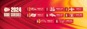 Kansas City Chiefs Home schedule 2024